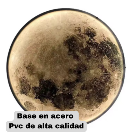 Lampara de pared luna