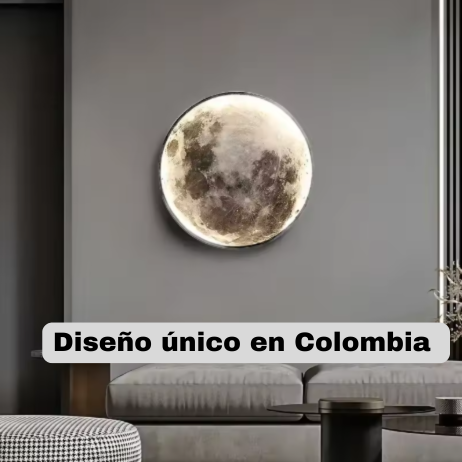 Lampara de pared luna