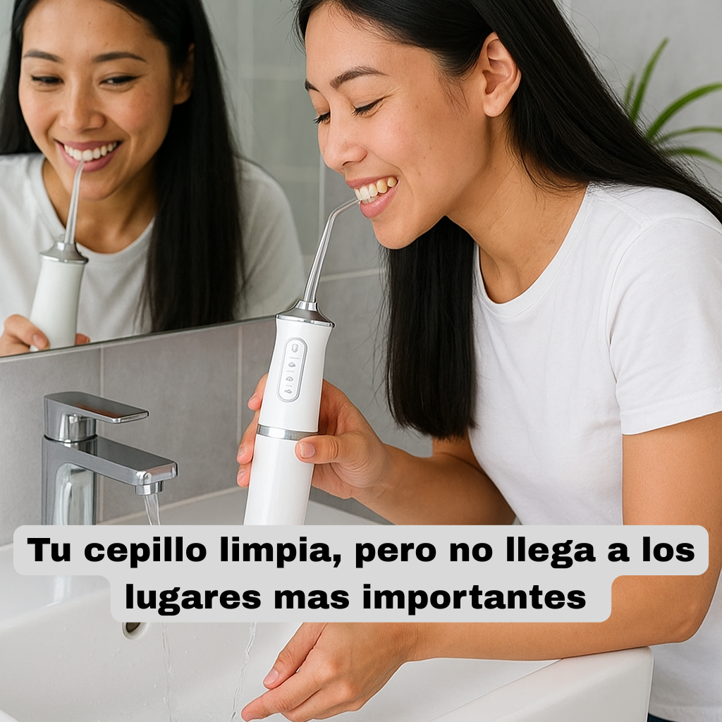 Irrigador bucal recargable usb-Elimina el mal aliento + Envió gratis
